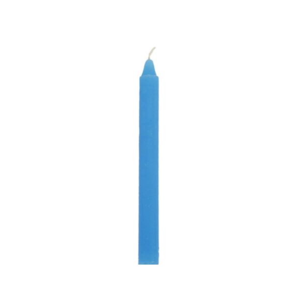 Vela Palito - 18 cm - Azul Claro - Unidade