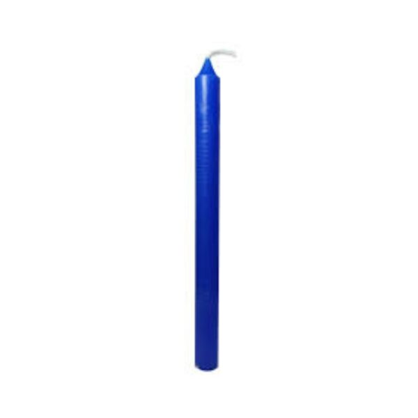 Vela Palito - 18 cm - Azul Escuro (Royal) - Unidade