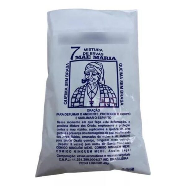 Defumador Queima sem Brasa Mãe Maria 40 gr