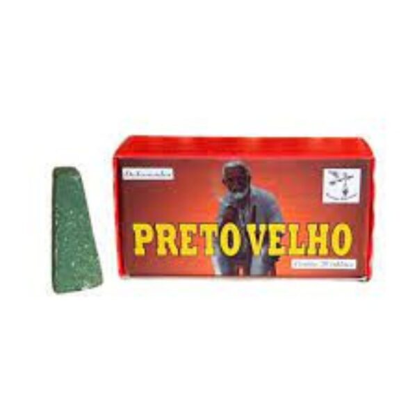 Defumador Pirâmide Preto Velho