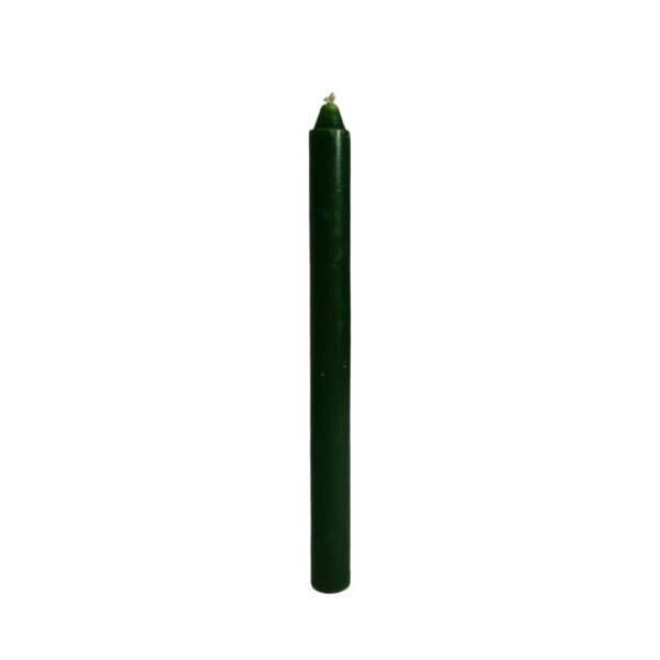 Vela Palito - 18 cm - Verde Escuro - Unidade