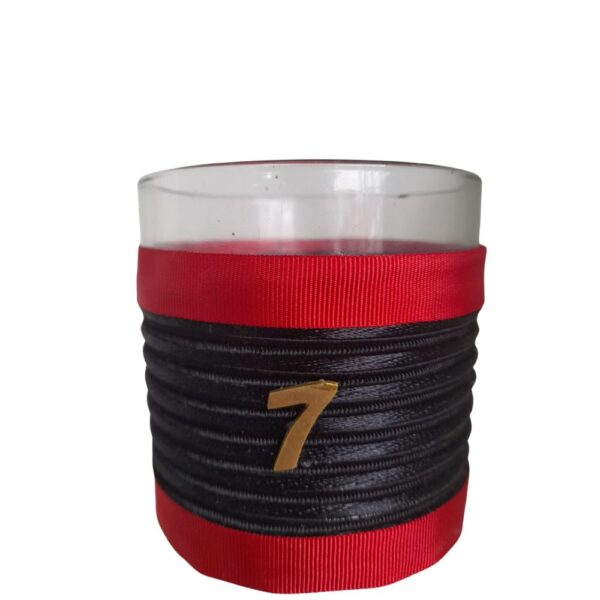 Copo de Whisky Decorado com Tecido