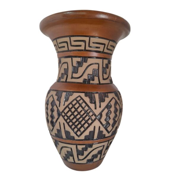 Vaso de barro Marajoara 30 cm