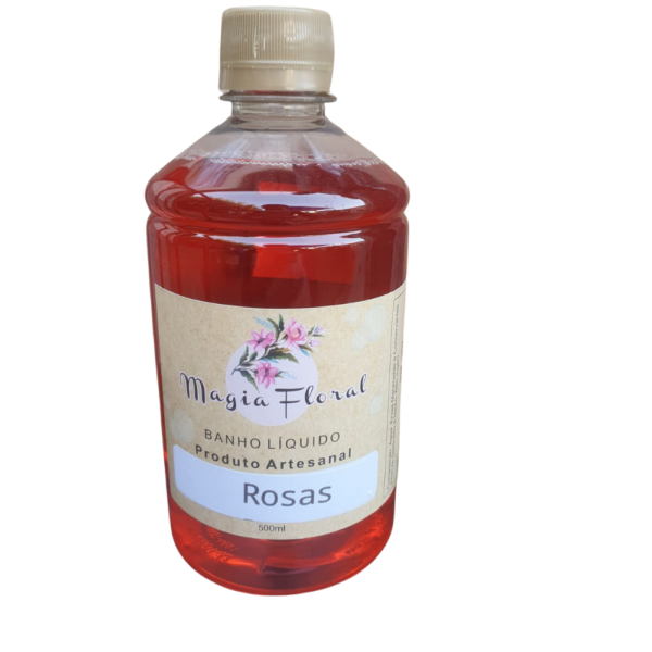 Banho Líquido Magia Floral Rosas 500 Ml