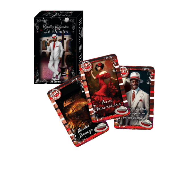Baralho Tarot 36 Cartas Zé Pilintra