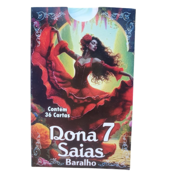 Baralho Tarot 36 Cartas Dona 7 Saias