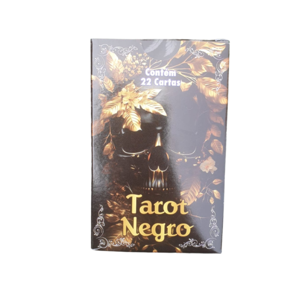 Baralho Tarot 22 Cartas Negro