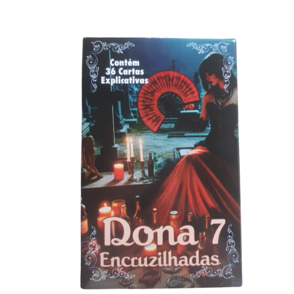 Baralho Tarot 36 Cartas Explicativas Dona 7 Encruzilhadas