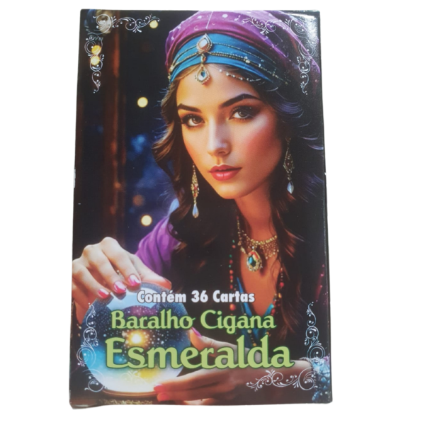 Baralho 36 Cartas Cigana Esmeralda Com Manual